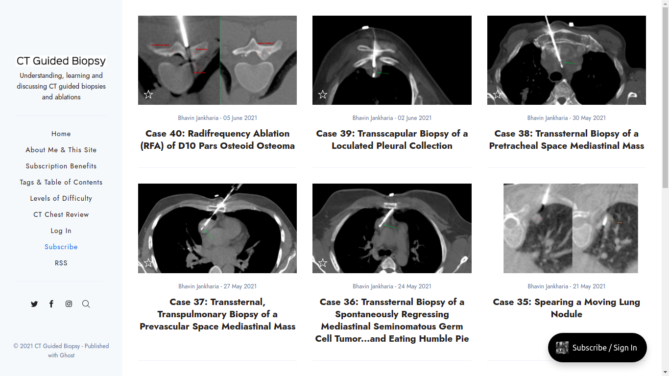 CT Biopsy Website Snapshot